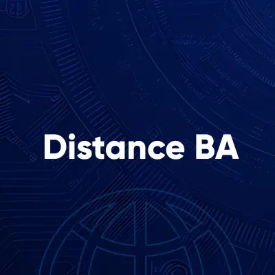 Distance BA