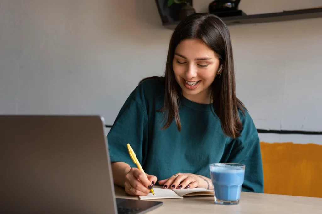 Student exploring online and distance courses after 12th at JNU Online
