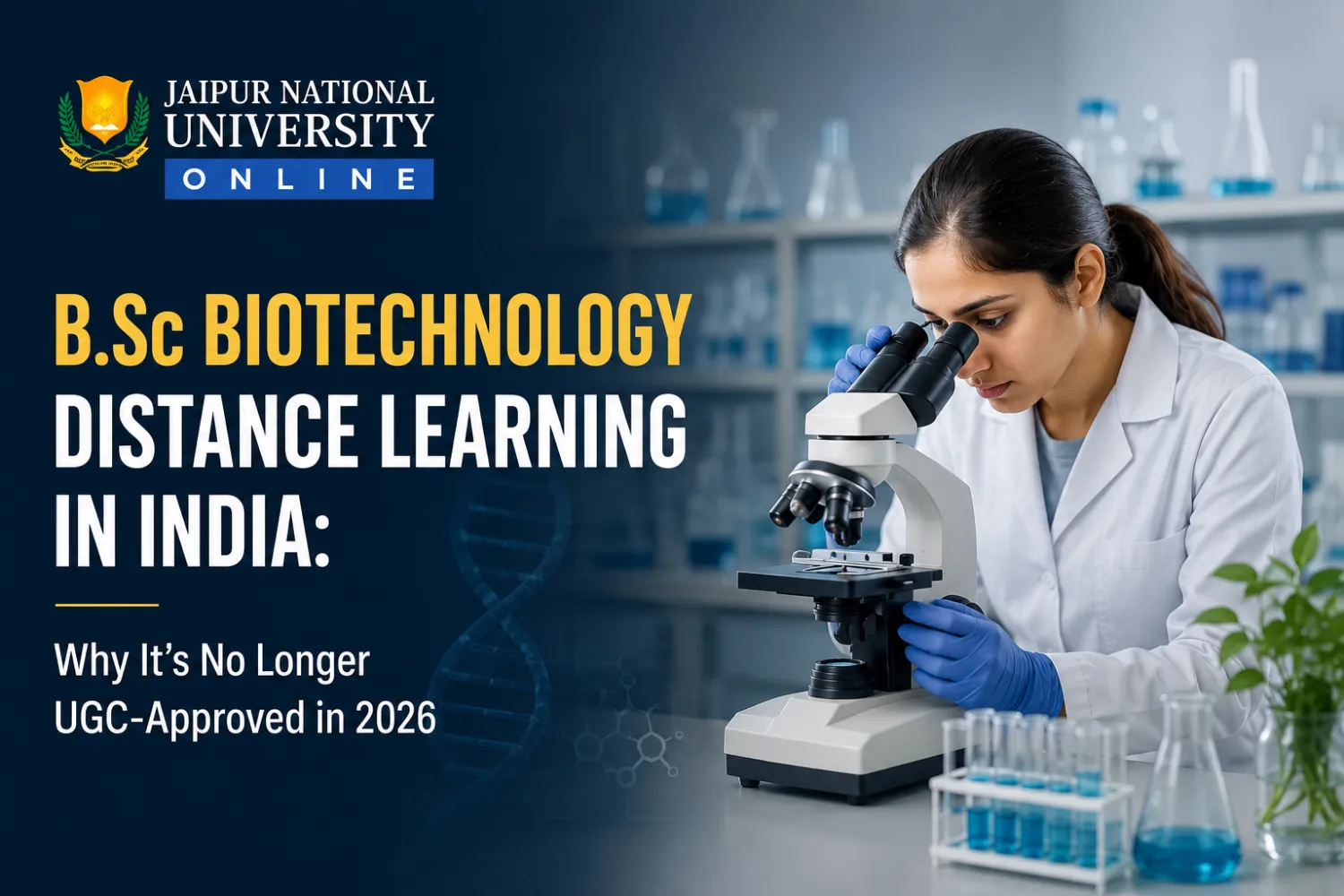 bsc biotechnology distance learning